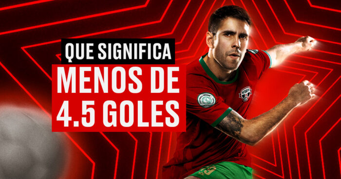 menos de 4.5 goles