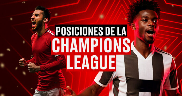 posiciones de champions league