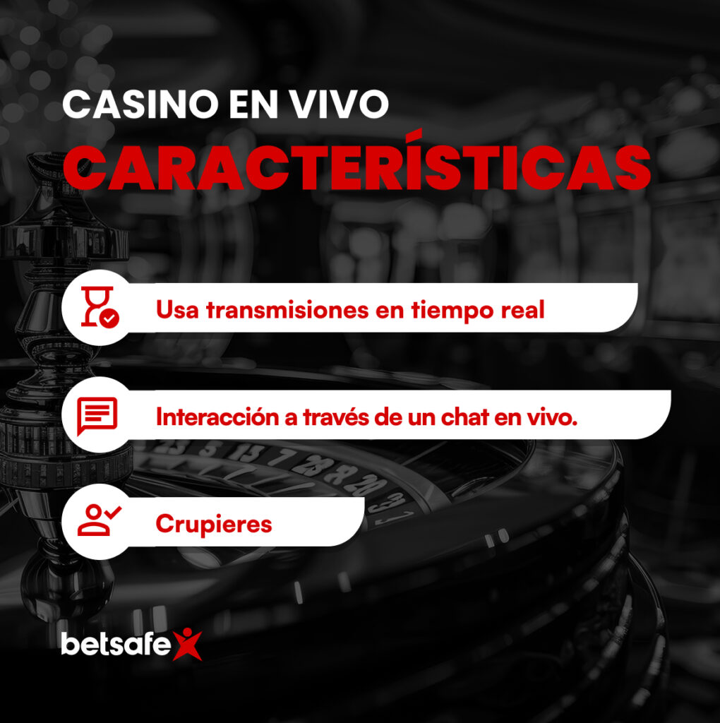casino en vivo características